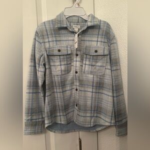Crewcuts Blue and Gray Checkered Shirt jacket